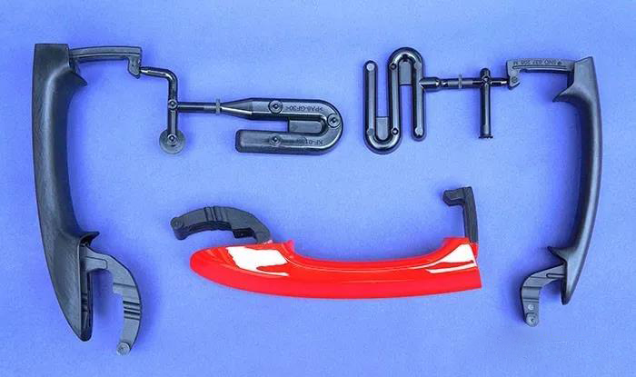 外觀完美的汽車門把手如何注塑成型?